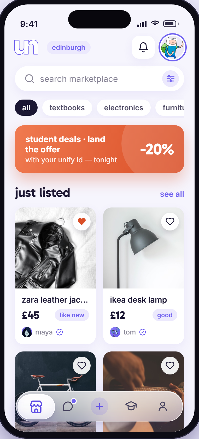 the unify student marketplace